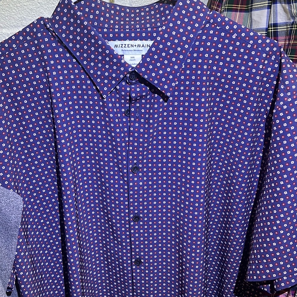 Mizzen and Main 2XL short sleeve button down